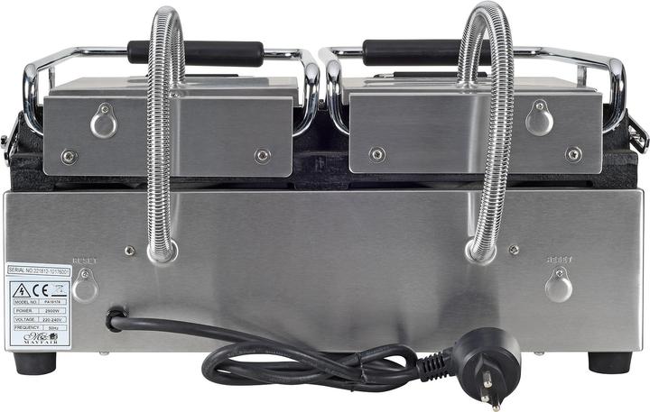 Immagine prodotto Mayfair Paninigrill 2 Deckel gerillt 230V/2400W CH Stecker 475x520x270 mm CNS
