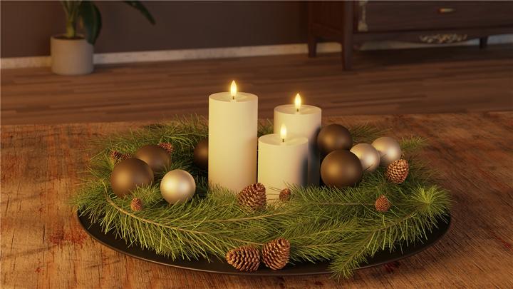 Actual product image Goobay Set of 3 LED Candles "Outdoor (3 x)