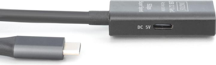 Immagine prodotto Digitus Cavo di prolunga attivo USB 3.2 Gen1 5G, USB-C - USB-C, 10 m (10 m, USB 3.2 Gen 1)