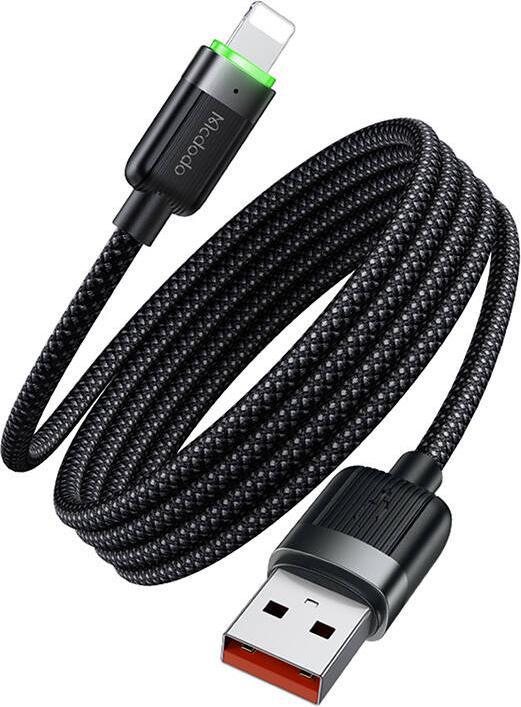 Actual product image Mcdodo CA-6000 USB-C to Lightning cable, 3A, self-winding (1.20 m, USB 3.0)