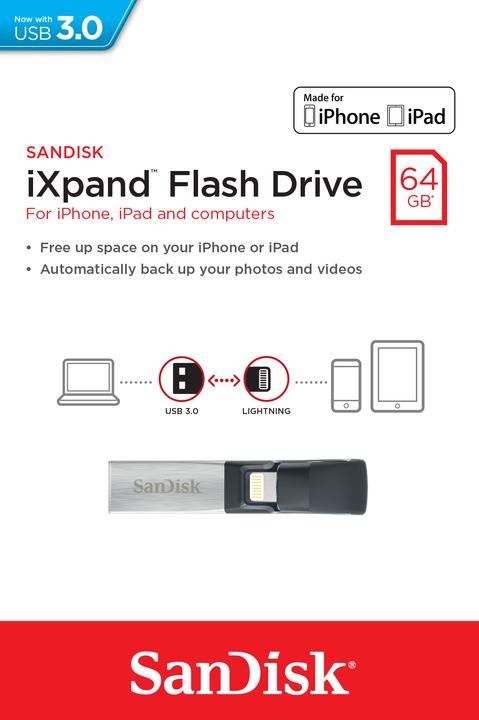 Immagine prodotto SanDisk Unità flash iXpand 64GB (64 GB)