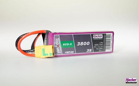 Image du produit Hacker LiPo Pack TF ECO-X 3800mAh 3S MTAG (11.10 V, 3800 mAh)