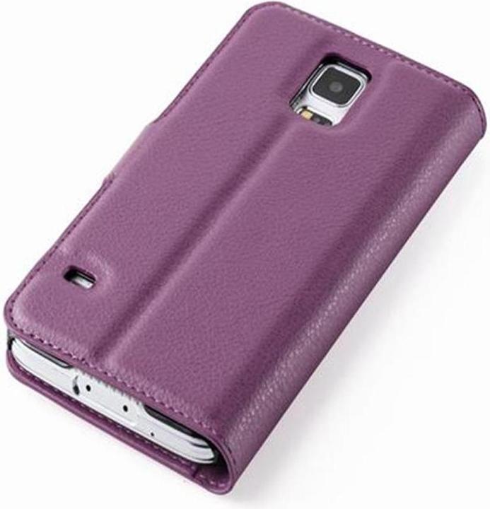 Actual product image Cadorabo Book with stand function cover (Samsung Galaxy S5, Samsung Galaxy S5 Neo)