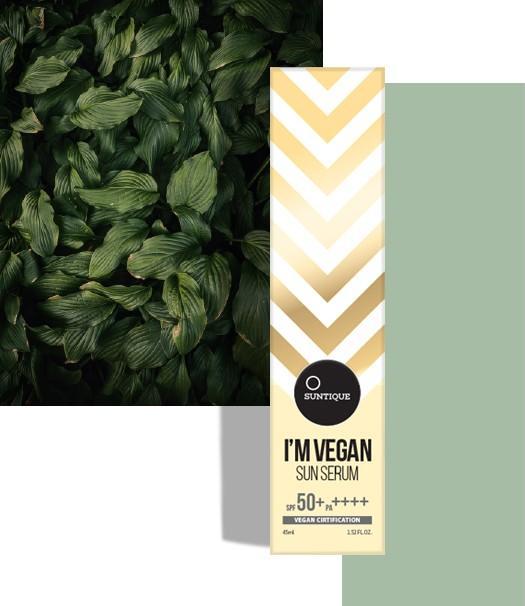 Produktbild Suntique I'M Vegan Sun Serum (Sonnencreme, SPF 50+, 45 ml)