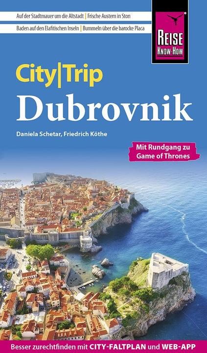 Produktbild CityTrip Dubrovnik (mit Rundgang zu Game of Thrones) (Deutsch, Daniela Schetar, Friedrich Köthe, 2023)