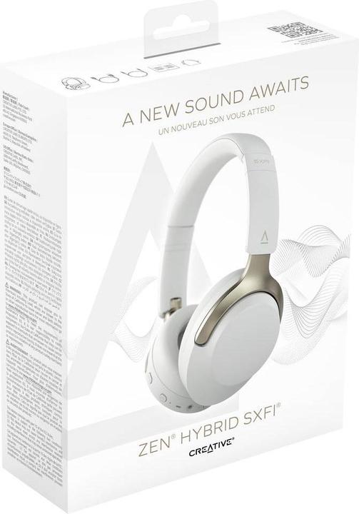 Immagine prodotto Creative Auricolari Bluetooth ZEN Hybrid SXFI grigio (ANC, 70 h, Senza fili)