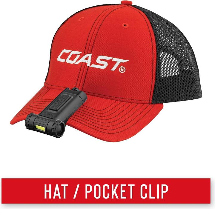 Image du produit Coast HX4 Lampe de poche à clipser - lumière rouge (7.60 cm, 80 lm)