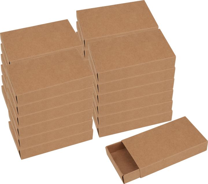 Image du produit VBS Boîtes d'allumettes "papier kraft", 11 cm, 24 pièces