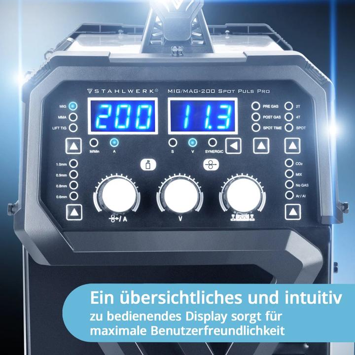 Actual product image Stahlwerk Welding device MIG MAG 200 Spot Puls Pro Combi device with spot function