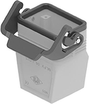 Actual product image ILME Kupplungsgehäuse hoch MLFV 06 LG25 Gr.44.27 Alu 1 Bügel IL-BRID 1xM25