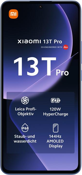 Actual product image Xiaomi 13T Pro (512 GB, Alpine blue, 6.67", Dual SIM, 50 Mpx, 5G)