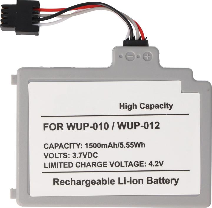 Image du produit Nintendo Akku passend für den Wii U GamePad Akku WUP-012, WUP-010 (1 pcs, Spécifique à l'appareil, 1500 mAh)