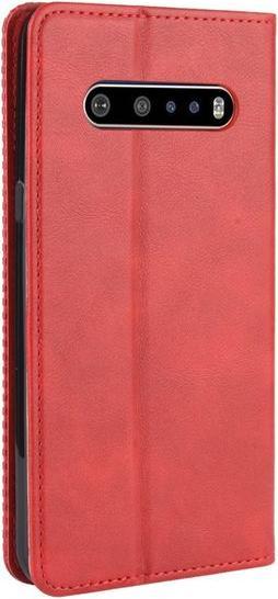 Actual product image MU Classic Retro Leather Bookcover Series (LG V60 ThinQ 5G)