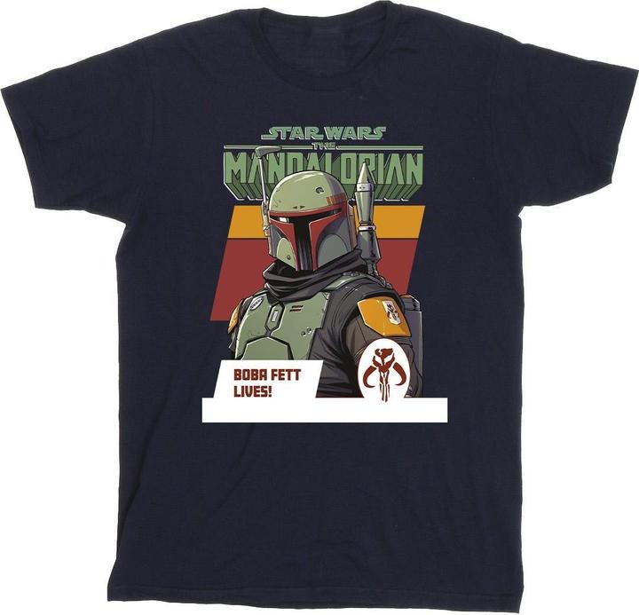 Star Wars The Mandalorian Boba Fett Lives TShirt