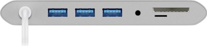 Actual product image Goobay USB-C Multiport-Adapter (USB-C, 11 Ports)