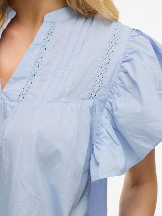 Actual product image Vila V-Ausschnitt Oberteil mit kurzen Ärmeln (36)