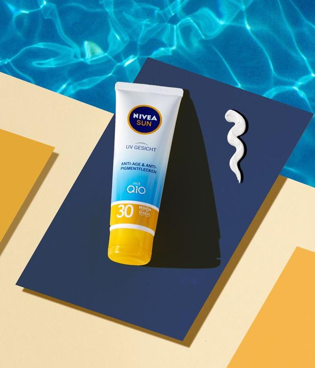 Produktbild NIVEA Sonne, Gesichtsbranzcreme, gegen Flecken und Verfärbungen, SPF 30, 50 ml (Sonnencreme Gesicht, SPF 30, 50 ml)