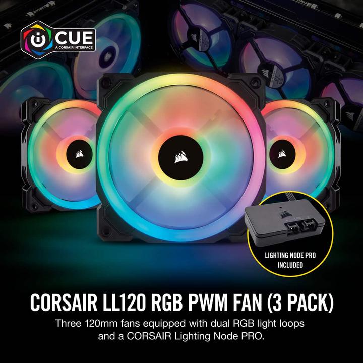 Produktbild Corsair Ll120 (120 mm, 3 x)