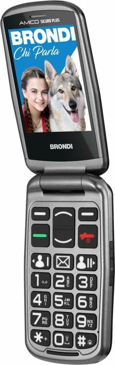 Actual product image Brondi Amico Sicuro Plus 2.8' Dual Sim (2.80", 1.30 Mpx, 2G)