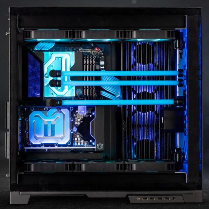 Produktbild EKWB EK-Quantum Reflection? PC-O11D EVO XL D5 PWM D-RGB - Plexi (transparent, Verteilerplatte inkl. Pumpe