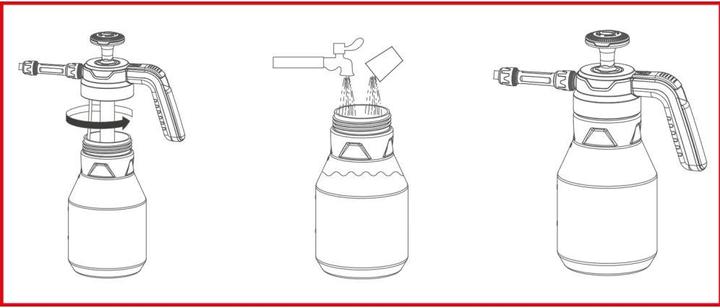 Actual product image KS Tools Pressure Pump Foam Sprayer (Foamer) (1.50 l)