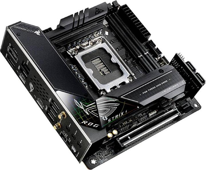 Actual product image ASUS ROG Strix Z690-I Gaming Wifi (LGA 1700, Intel Z690 (DDR5), Mini-ITX)