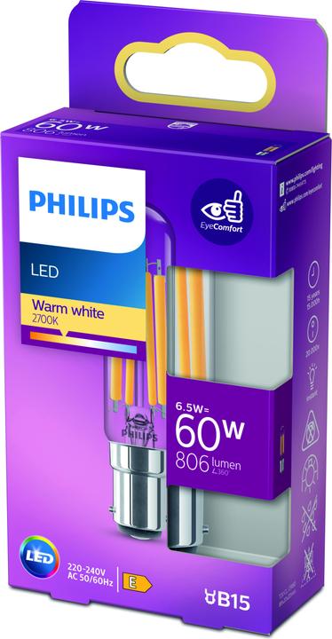 Produktbild Philips Lampe (B15d, 6.50 W, 806 lm, 1 x, E)