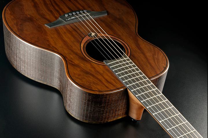 Immagine prodotto Lâg Guitars Sauvage Te (Chitarra classica, Legno nero di Brankowood, Eucalipto affumicato finitura grezza, Khaya, Grafite, Brankowood marrone (pinus radiata), Brankowood pallido)