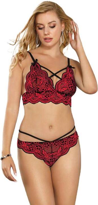 Image du produit Subblime Ensemble Deux Pièces Haut Dentelle Et Culotte S/M (S)