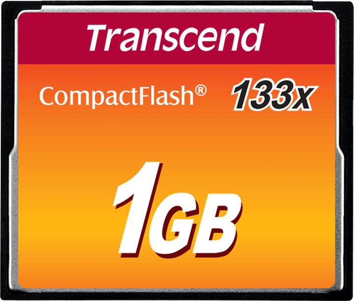 Transcend Compact Flash Card (1 GB, CF)