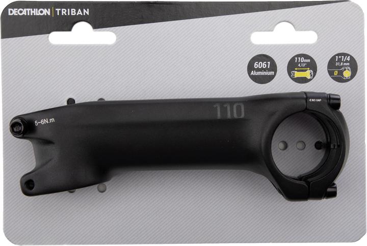 Immagine prodotto Btwin Vorbau Rennrad (110 mm, 31.80 mm)