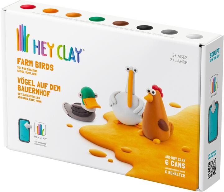 Image du produit TM Toys Hey Clay Oiseaux de ferme 6 pots