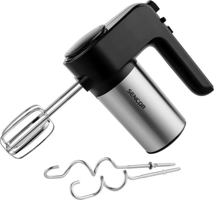Actual product image Sencor SHM 5207SS Hand whisk 400 W Black, Stainless steel (400 W)
