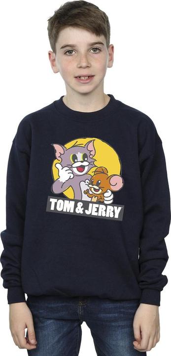 Actual product image Tom & Jerry Boys Sketch Logo Sweatshirt (140, 146)