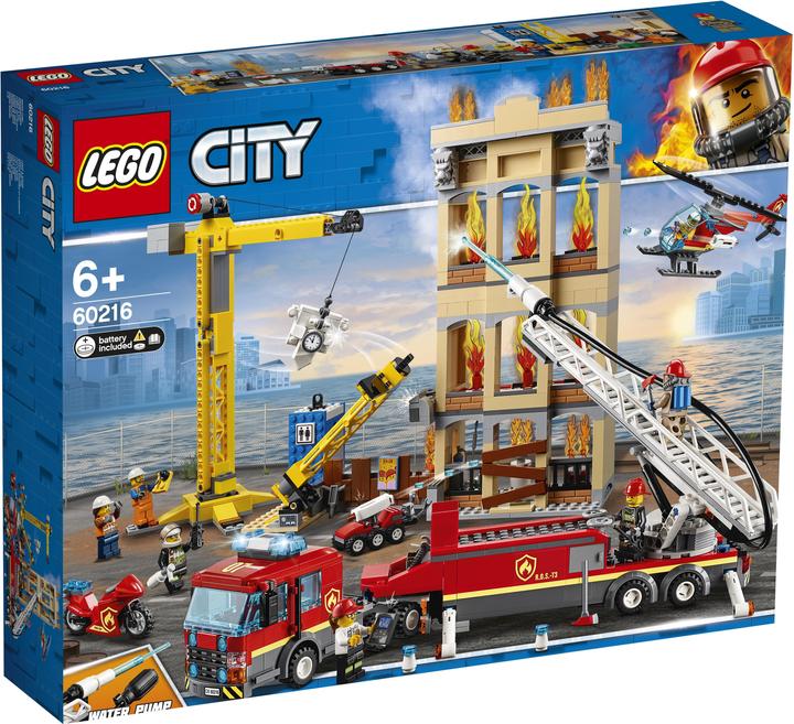 Actual product image LEGO Downtown Fire Brigade (60216, LEGO City)