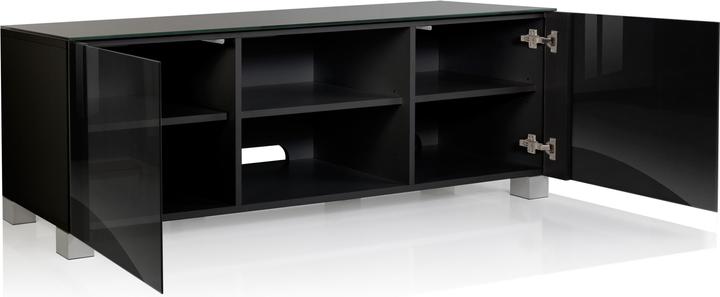 Actual product image VCM Wood TV lowboard TV cabinet Luxala with casters (150 x 45 x 50 cm)