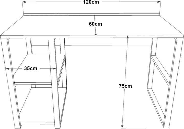 Produktbild En.Casa Voss (120 x 60 x 75 cm)