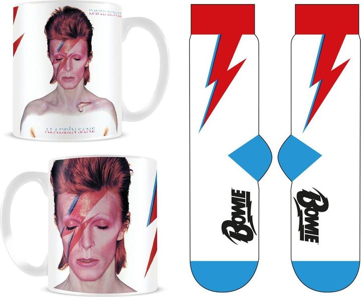 Actual product image Pyramid David Bowie mug and socks set (315 ml, 1 x)