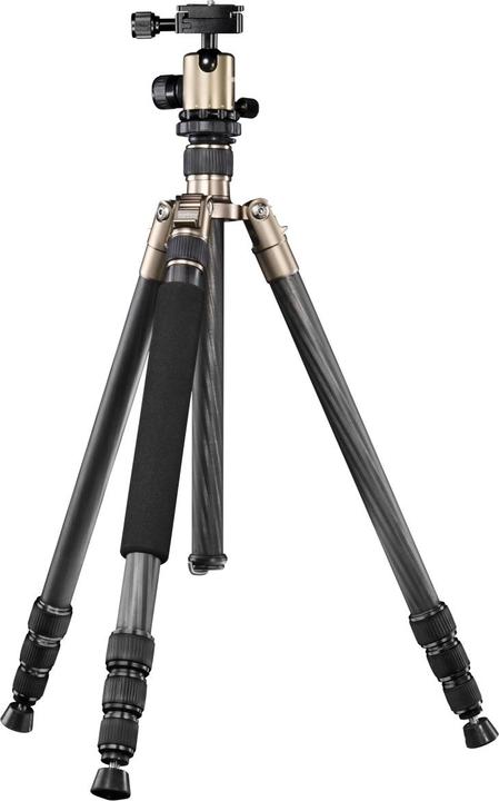 Actual product image mantona Titanium Carbon 2 in 1 Tripod, 159cm (Carbon)