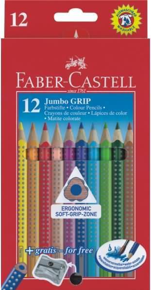 Produktbild Faber-Castell Jumbo Grip (Mehrfarbig, 12 x)