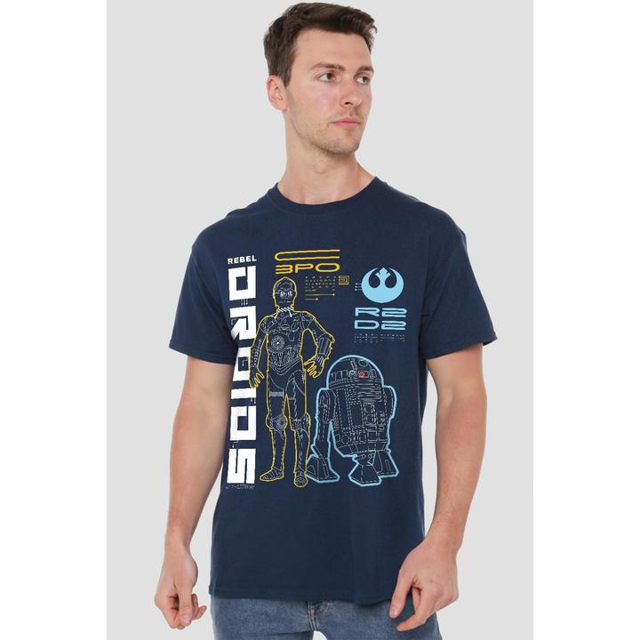 Immagine prodotto Star Wars Rebel Droids Maglietta Uomo (3XL)