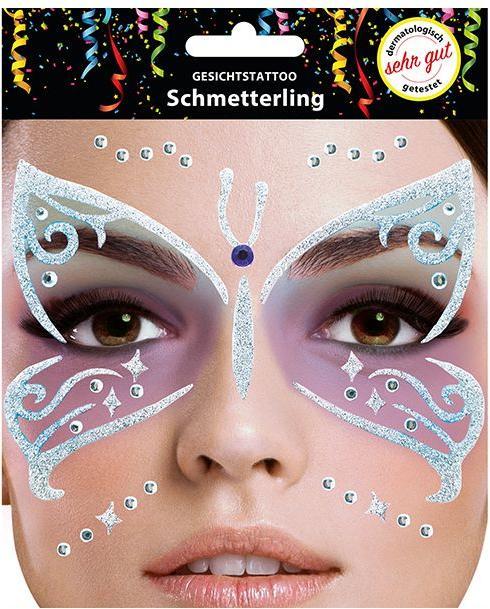 Produktbild Sombo Gesichts Tattoo Schmetterling