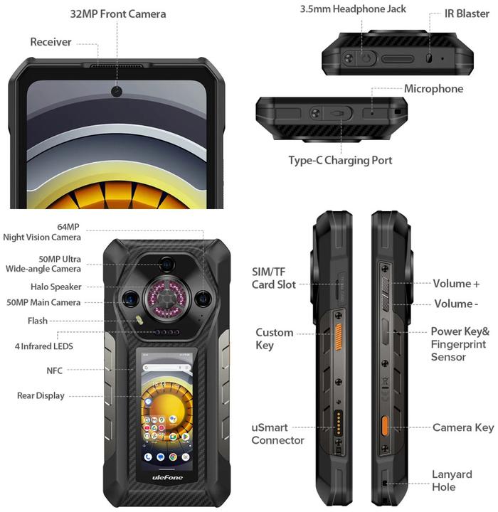 Image du produit Ulefone Armor 30 Pro 16/512 Black EU