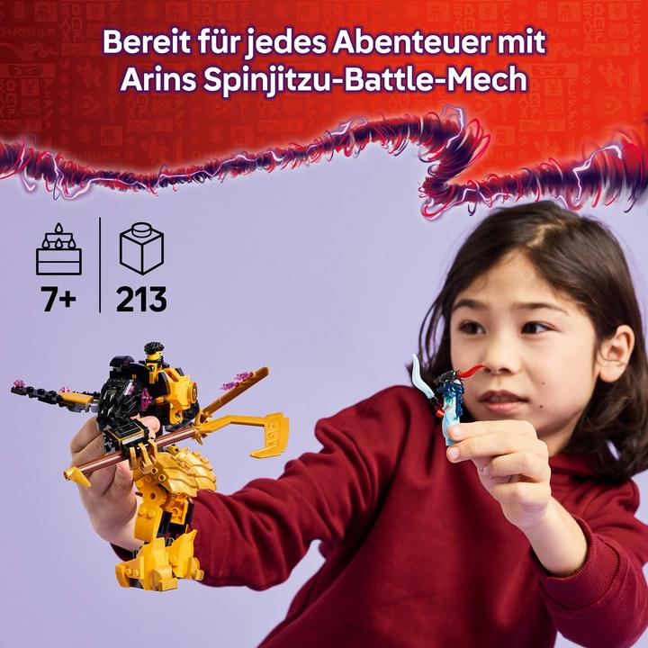 Actual product image LEGO Arins Spinjitzumech (71839, LEGO Ninjago)