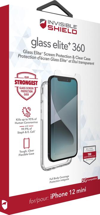 Produktbild Zagg InvisibleShield Glass Elite+ 360 (Apple iPhone 12 mini)