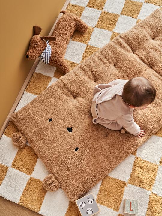 Immagine prodotto Vertbaudet Materasso per la camera dei bambini BEAR, orsacchiotto in pile (60 x 120 cm)