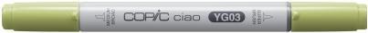 Actual product image Copic Ciao Type YG - 03 (YG03 - Yellow Green, 1 x)