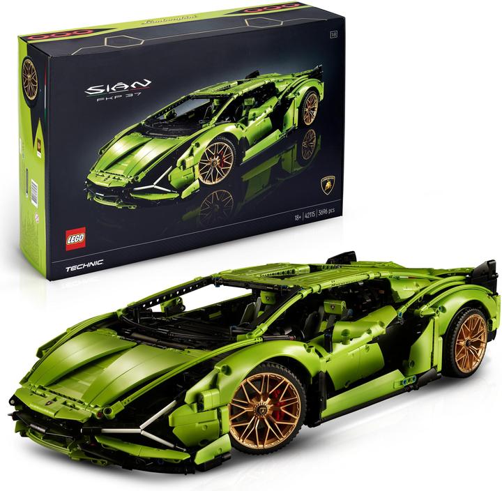 Actual product image LEGO Lamborghini Sián FKP 37 (42115, LEGO Technic, LEGO Rare Sets)