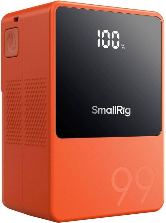 Actual product image SmallRig VB99 mini V Mount Batteryï¼Orangeï¼4929 (Rechargeable battery)