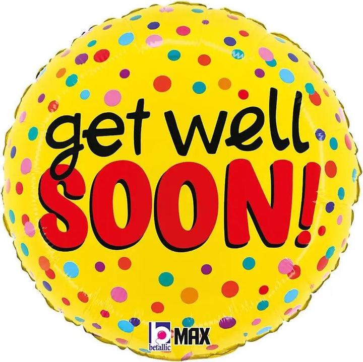 Immagine prodotto Grabo Balloons Palloncino floreale XL Get Well Soon